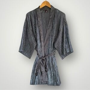 Xs/S Victoria's Secret Silky Silver Robes